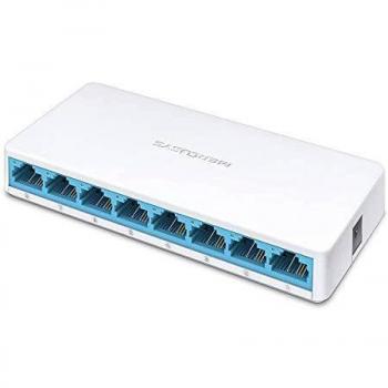 Mercusys MS108 Switch Gestito Fast Ethernet (10/100) Bianco