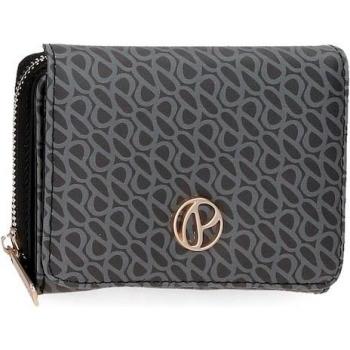 Billetero Mujer Megan Monedero Negro