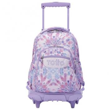 Mochila Escolar con Ruedas Rosa Tye Dye
