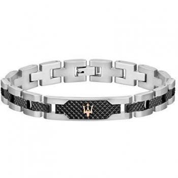 Pulsera Varis Maserati en acero plateado
