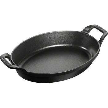 Fuente Ovalada Staub de Horno 15‑37 cm – Gris Grafito