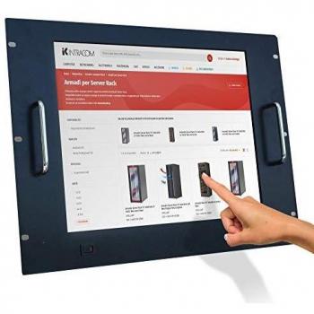Techly Professional 026692 Monitor LCD 17'' Touch Screen per Rack 19'' 8 unità Nero Nero