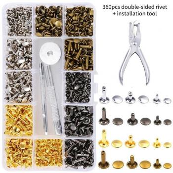 Kit de Remaches de Cuero con Herramienta
