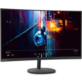 Lenovo D32qc-20 Monitor Gaming Curvo 31.5 2K QHD (2560x1440, VA, 4ms, 75Hz, HDMI+DP, Cavo HDMI, FreeSync) Inclinazione Regolabile