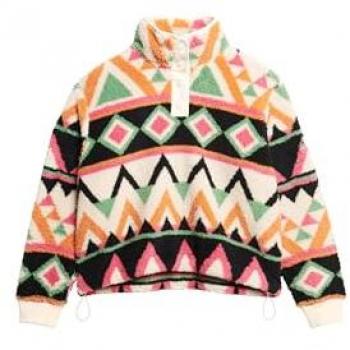 Polo Mujer Cuello Tunecino Superdry Estampado Vibrante