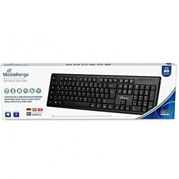 Tastiera Universale RF Wireless QWERTZ MediaRange MROS111 Nero