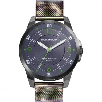 Reloj Mark Maddox Shibuya HM0123‑14 Acero y Malla Milanesa