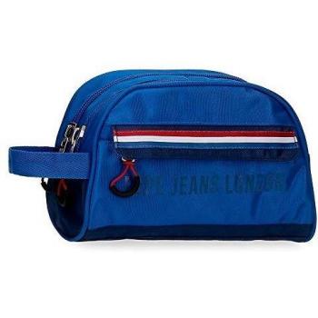 Neceser Doble Compartimento Adaptable Pepe Jeans Overlap Azul 26x16x12 cm