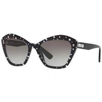 Miu Miu 0MU 05US Gafas Nero con Stampe A Stelle Bianche 55 Mujer