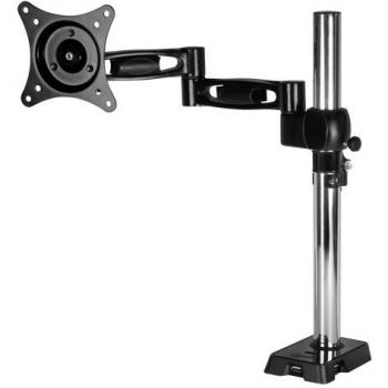 Braccio per monitor Arctic Z1 da 13 a 30, USB con 4 porte, nero