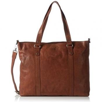 Sansibar Bolso Bandolera Mujer, color Marrón, talla 40x33x6 cm (B x H x T)