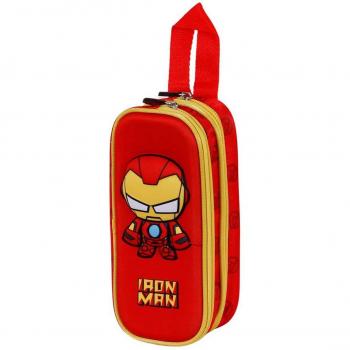 Karactermania Estuche Doble Portatodo 3D Iron Man Bobblehead
