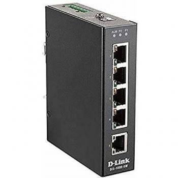 D-Link DIS-100E-5W Switch di Rete No gestito L2 Fast Ethernet (10/100) Nero