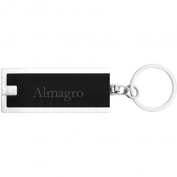 Llavero plástico personalizado con lámpara LED Almagro