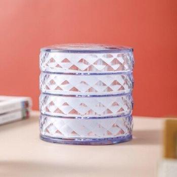 Organizador giratorio de joyas 4 capas