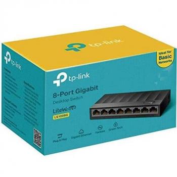 TP-Link LS1008G Switch 8 Porte 10/100/1000Mbps, Struttura in Plastica
