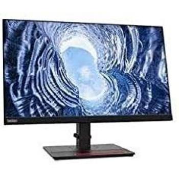 Lenovo ThinkVision T24h-20 23.8 IPS Computer Monitor with 2560x1440 Quad HD Resolution and LED Backlighting, Black