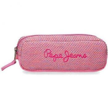 Pepe Jeans Rose, Estuche Niñas, Rosa (Pink), 22x7x3 Cm