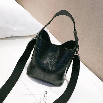 Bolso de Cuero Vintage con Patrón de Piedra para Mujeres