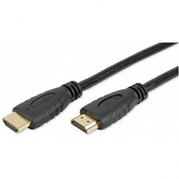 Techly Nero Cavo HDMI 2.0 A/A M/M di Alta Velocità con Ethernet, 1m