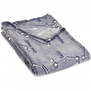 Kanguru 1163 Manta para Cama Individual Que Brilla en la Oscuridad, poliéster, Turquesa, Talla única