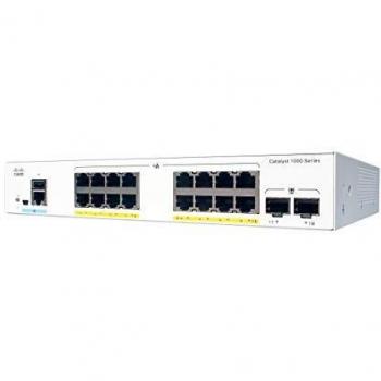 Cisco Catalyst C1000-16P-2G-L network switch Managed L2 Gigabit Ethernet (10/100/1000) Power over Ethernet (PoE) Grey