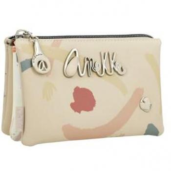 Monedero Triple Beige Anekke