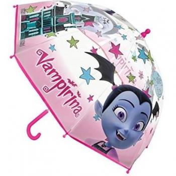 Paraguas Vampirina Disney Manual Transparente 45cm