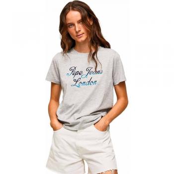 Camiseta Mara de Pepe Jeans para mujer en gris claro y azul oscuro