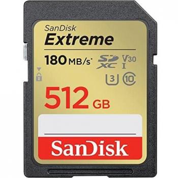 SanDisk Extreme 512 GB SDXC UHS-I Classe 10