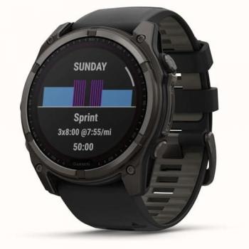 Garmin Fenix 8 Zafiro Solar Titanio 51mm Gris Carbón