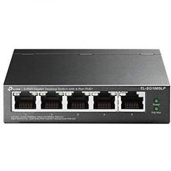 Tp link tl-sg1005lp switch 5 porte non gestito gigabit 5 x 10/100/1000 (4 poe+) 40