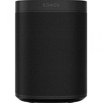 Sonos One Generation 2 Smart Speaker Wi-Fi Intelligent with Alexa Built-in, AirPlay and Google Assistant, Black