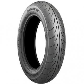 Neumático de moto Bridgestone Battlax SC F/R Tl 80/100-10 TL 46J Rueda trasera, M/C, Rueda delantera