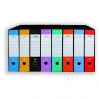 Brefiocart 0201183.GI Registratore Protocollo, Giallo, Dorso 5 cm, Confezione da 18