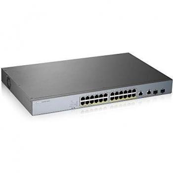 Zyxel GS1350-26HP-EU0101F switch di rete gestito L2 Gigabit Ethernet (10/100/1000) Supporto Power over Ethernet (PoE) Grigio