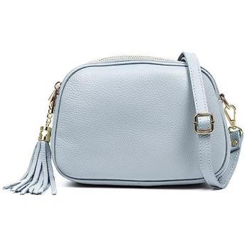 FIRENZE ARTEGIANI. Aliminusa bolso bandolera Mujer. Piel auténtica Dollaro. 22x9x16cm