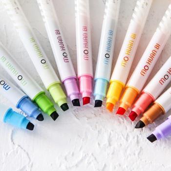 Rotulador fluorescente mágico doble punta x12