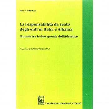 La responsabilità del reato degli enti in Italia e Albania. Il ponte tra le due sponde dell'Adriatico