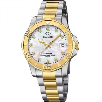Reloj Suizo De Mujer Jaguar Couple Diver Blanco J896/3