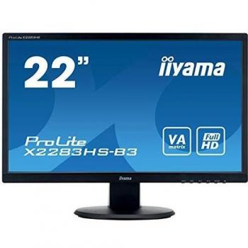 X2283HS-B3 iiyama 21,5 1920x1080, 250cd/m², Speakers, DisplayPort, HDMI, VGA, 4ms