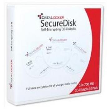 Origin Storage DataLocker EncryptDisc CD-R 10-Pack 700 MB