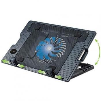 TECHLY 106244 Supporto per notebook fino a 17.3 con sistema di raffreddamento Nero