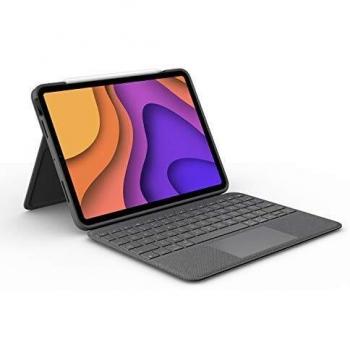Logitech Folio Touch Grigio Smart Connector QWERTZ Tedesco