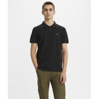 Levi's Polo Levis Housemark Negro para Hombre