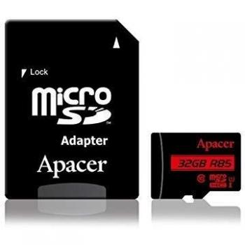 Scheda flash Apacer 32 GB con adattatore microSDHC/SD