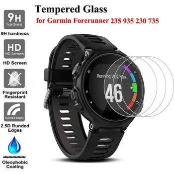 Protector de Pantalla de Vidrio Templado 9H para Garmin Forerunner 235