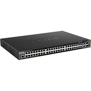 D-link dgs-1520-52mp switch gestito l3 44 x 10/100/1000 (poe+) + 4 x 2.5gbase-t (poe+) + 2 x 10 gigabit ethernet + 2 x 10 gigabit sfp+ poe+ 370w