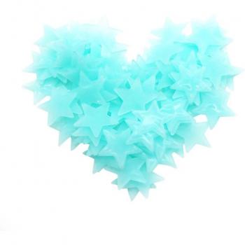 Estrellas y Copos de Nieve Fluorescentes 3D