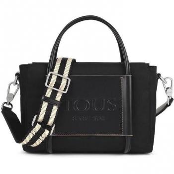 Bolso mediano Tous Empire 195890671 nylon negro